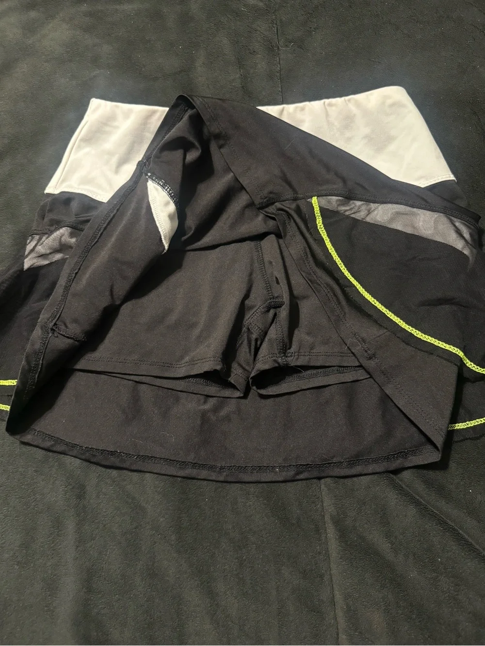 Lucky In Love Tennis Skort Women’s XS Black White